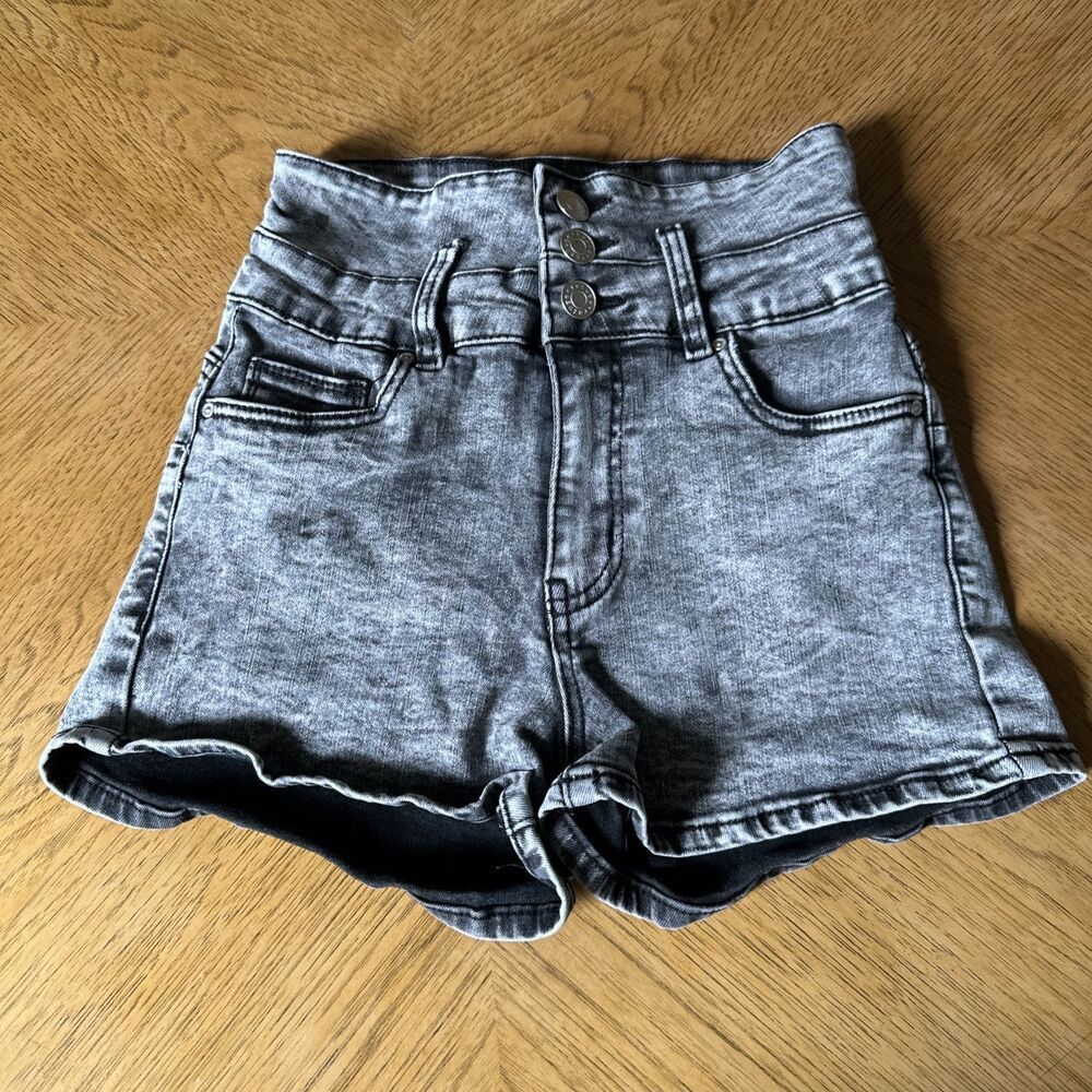 Refuge 1 IBIZA 3 button denim Jean shorts girls/teens size XS/CS